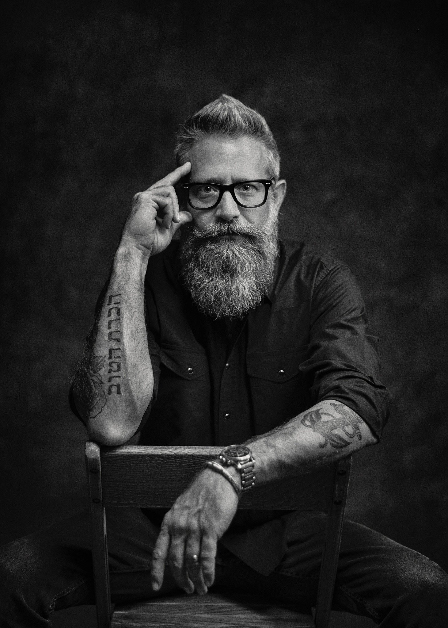 Bearded man